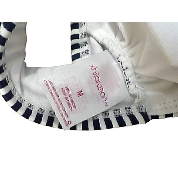 XHILARATION SWIM LACE UP FRONT BRALETTE BIKINI TOP, SIZE MEDIUM - Picture 3 of 5